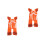 2 Baby Halloween Romper: Pompoen Print Jumpsuit 7
