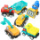 12 Auto Tirati Indietro Per Bambini Mini Camioncini 3