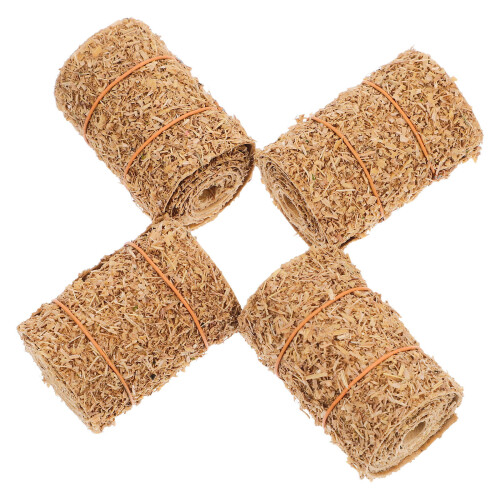 4 Bale In Miniatura Per Decorazione E Casa