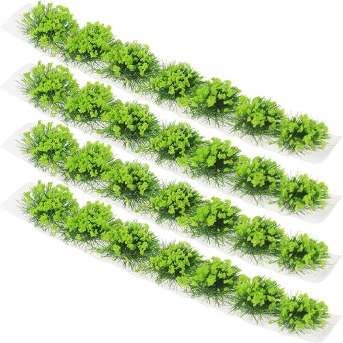 4 Pezzi Cluster Simulati Miniatura Paesaggio