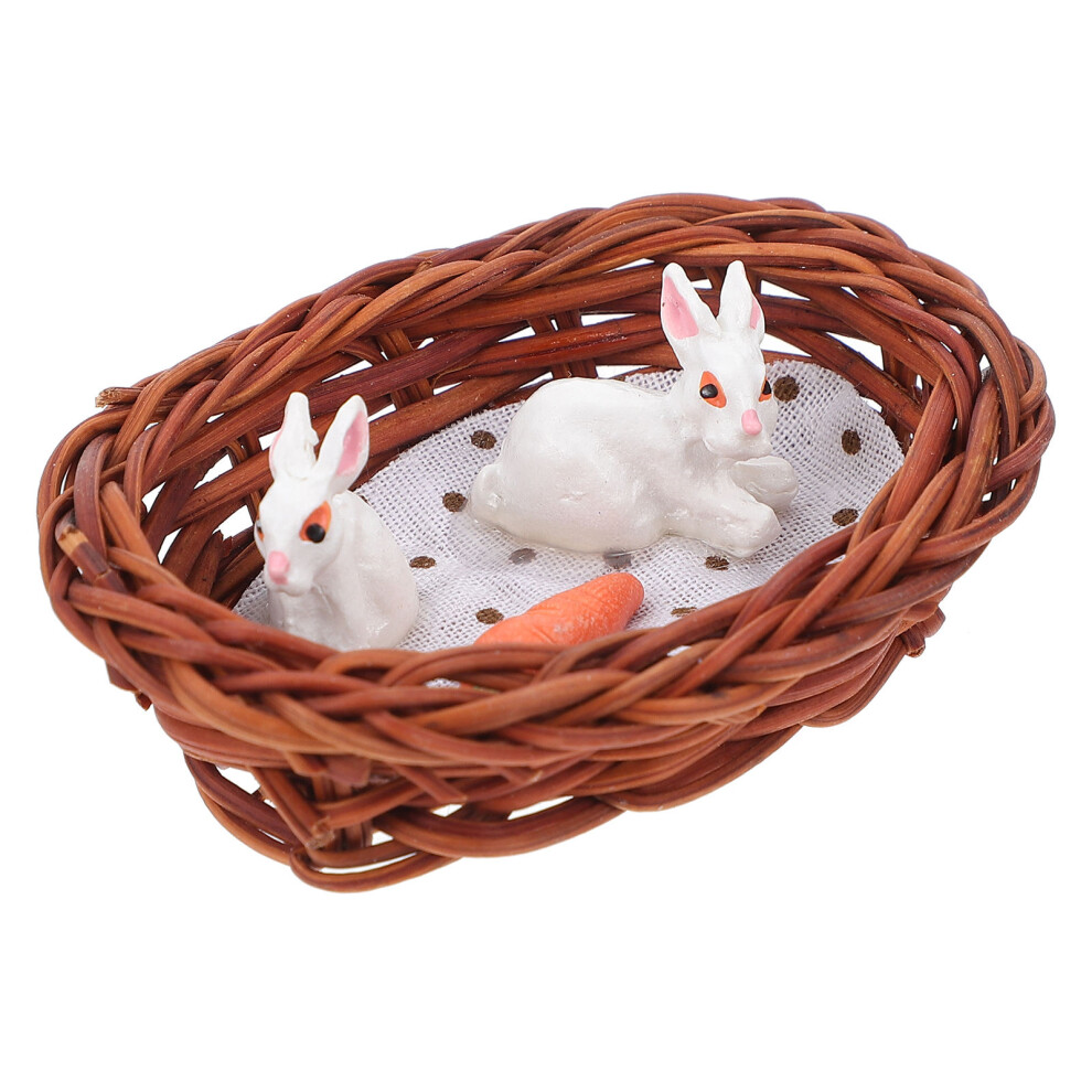 Playing House Rattan Gniazdo Mini Marchew-image