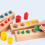 2 Set Giocattoli Montessoriani Con Cilindri A In Legno 5
