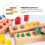 2 Set Giocattoli Montessoriani Con Cilindri A In Legno 8
