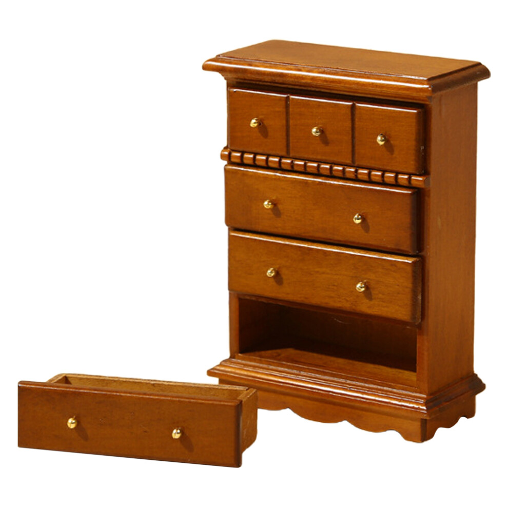 4 Sztuki Miniatury Szafki Z Model Domku Dekoracyjnego-image