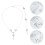 2Pz Collana Backless Set Sposa 10