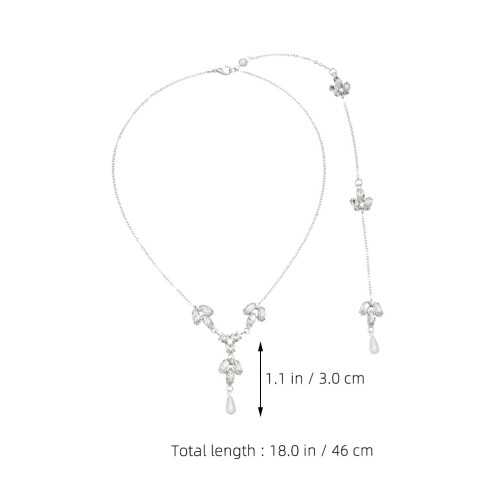 2Pz Collana Backless Set Sposa 1