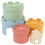 4 Conjuntos De Brinquedo Educativo Para Bebê Silicone 3