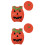 2Pcs De Para Bebê Com Chapéu Roupa Disfarce Halloween 5
