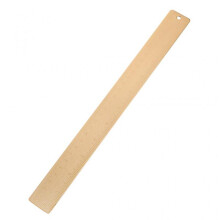 30cm Length Retro Brass Ruler Bookmark Dual Scales Office Stationery Supplies
