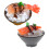 2 Unidades Miniaturas De Comida Sushi Falso Para 1