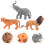 6 Unidades Animais Realistas 11