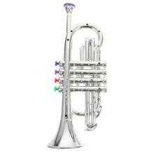 1 Brinquedo Musical De Plástico Para Crianças (Prata)