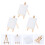 3 Unidades Cavalete Triangular Infantil Para Decoração Miniatura 4