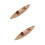 2Pcs De Natural Artesanato Decoração 9