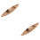2Pcs De Natural Artesanato Decoração 8