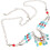 De Corrente De Metal Decorativa Multicolorida 11