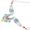 De Corrente De Metal Decorativa Multicolorida 9
