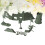Conjunto De Brinquedos Militar, Montagem Diy, Para 5
