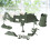 Conjunto De Brinquedos Militar, Montagem Diy, Para 7