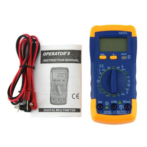 Digital Multimeter RMS- NCV- 10A Current AC-DC Voltmeter Capacitance Tester
