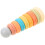 Conjunto De Anéis Coloridos Empilháveis Silicone Para Bebê 6
