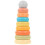 Conjunto De Anéis Coloridos Empilháveis Silicone Para Bebê 2