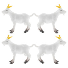 16 Peças Mini Animais Fazenda PVC Cabras Ovelhas Decorativos