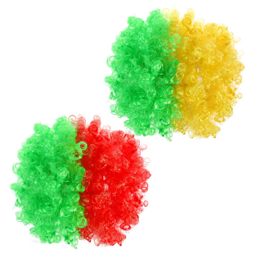 2 Unidades Cabelo Afro Para Perucas Cores