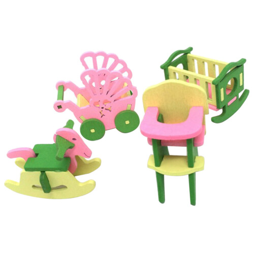 Conjunto De Móveis Miniatura Para Casa De 1