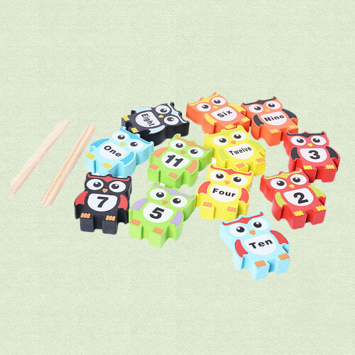 12 Peças Brinquedo Empilhável De 1