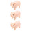3Pcs Escultura De Decorativa 10