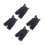 4Pcs Roupa De Pelúcia Para Bonecas : Conjunto Jeans E 5