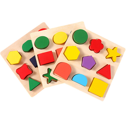 3Pcs ‐Cabeça Educativo De Blocos De Para Crianças 1