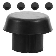 5Stk Schwarze ABS Queue Endstopper Pool Billard Zubehör