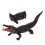 1 Kaprosuchus Plástico Decoração Escritório Crianças 11