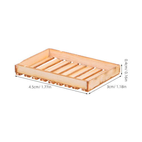 2 Sets 1:35 Holzmodell Tablettbausatz Szene Für Diorama 1