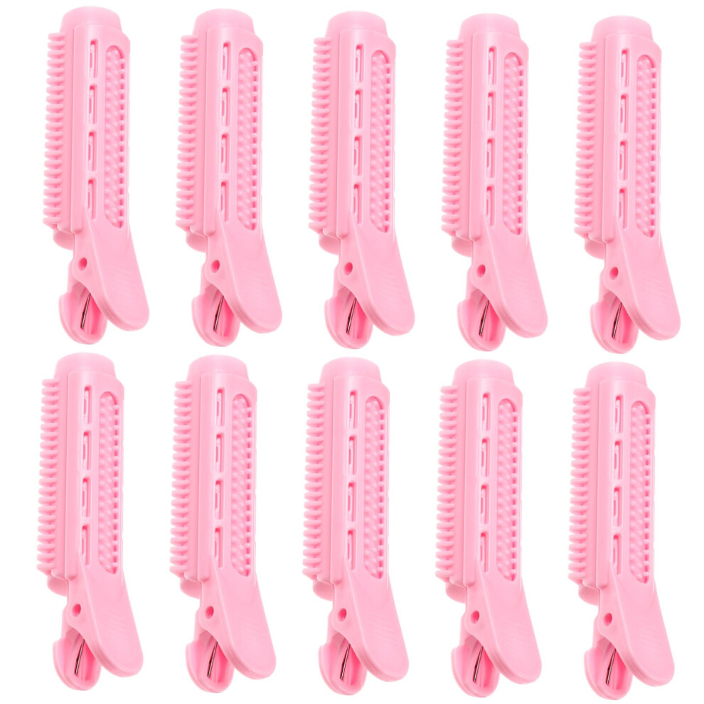10pcs Hair Root Clips For Volume Grip Rollers ABS Curly Hair Styling Root Lift At Home And Travel