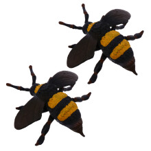 2 Unidades De Abelhas Realistas Simuladas Para Decoração De