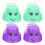 4 Unidades Esgadeira Com Sorridente Brinquedo De 3