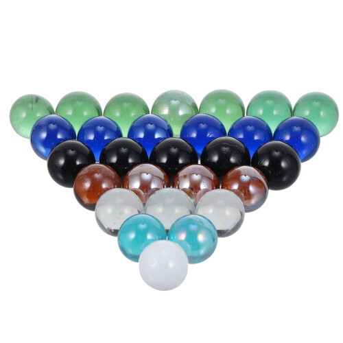 50Stk Kugeln Glasmurmeln Für Aquarium 1