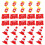 30 Pcs Mini Cone Tráfego, E , Conjunto Estrada 9