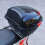 Motorcycle  Box with Backrest and Night Warning Light, Large Capacity Universal Black L 2