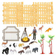 Conjunto De Mini Animais Fazenda Plástico Educativo