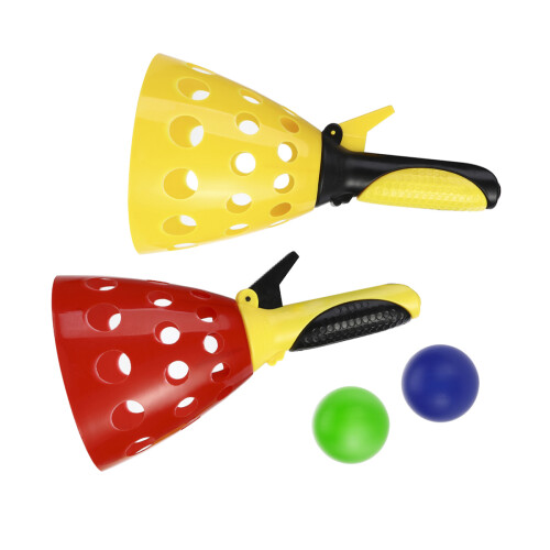 Conjunto De Arremesso E Com 4 Raquetes E 6 Bolas Para Crianças