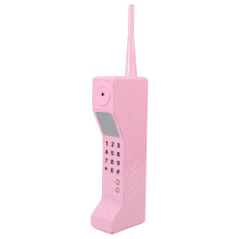 3St Ijzeren Mobiele Telefoon Ornament Roze Retro Desktop Decoratie