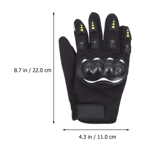 1Par Luvas Multifuncionais Para Inverno Preto 1