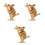 3 Piezas De Madera 3D Koala Para Niños 3