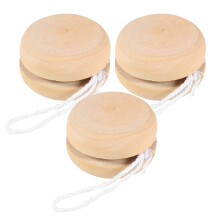 9 Unidades Bolas De Yo-Yo De Madera Sin Acabar Para Manualidades