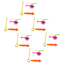 6 Pièces Jouets Et Hélicoptère Volant Pour Enfants