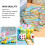 Ensemble Jouets Échecs Plateau Jeu Cadeau Enfant 9